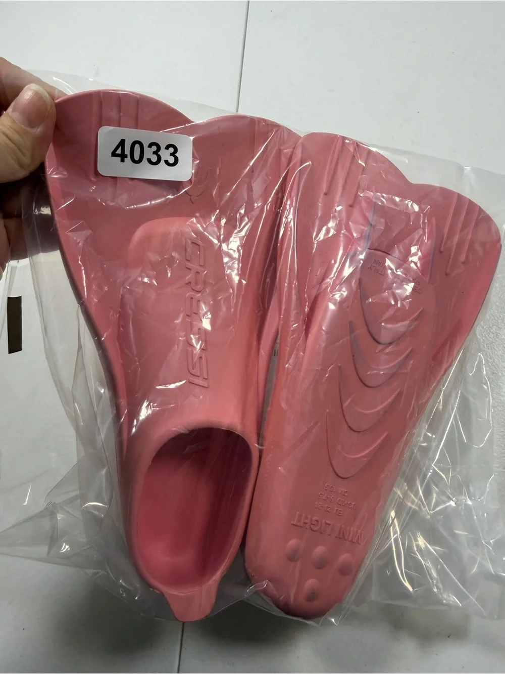 Cressi Mini Light Kids Swim Fins Pink Youth 6-7.5